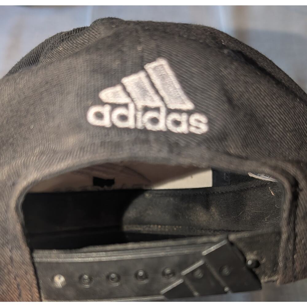 Adidas VTG 1998 France Coupe Du Monde Baseball Cap One Size Black White Logo Hat - Picture 5 of 7